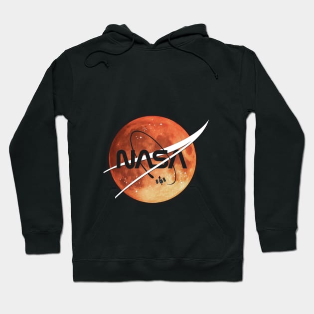 NASA Logo Hoodie by Fitsmart